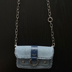 Zadig&Voltaire Kate Wallet Vintage Denim Bag